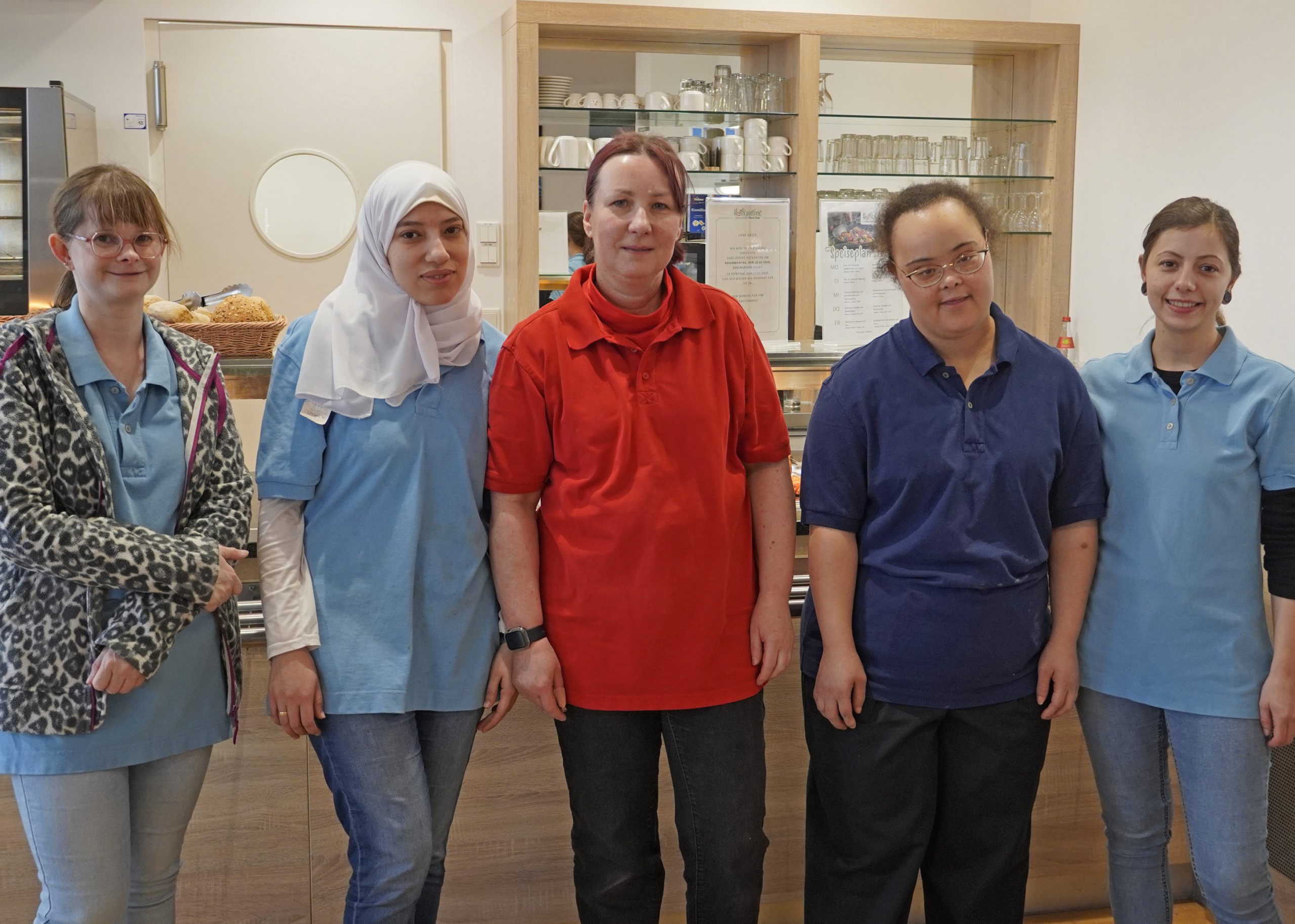 Gruppenfoto Kantinen-Team IKK, Sparkassenverband, Sparkassenakademie