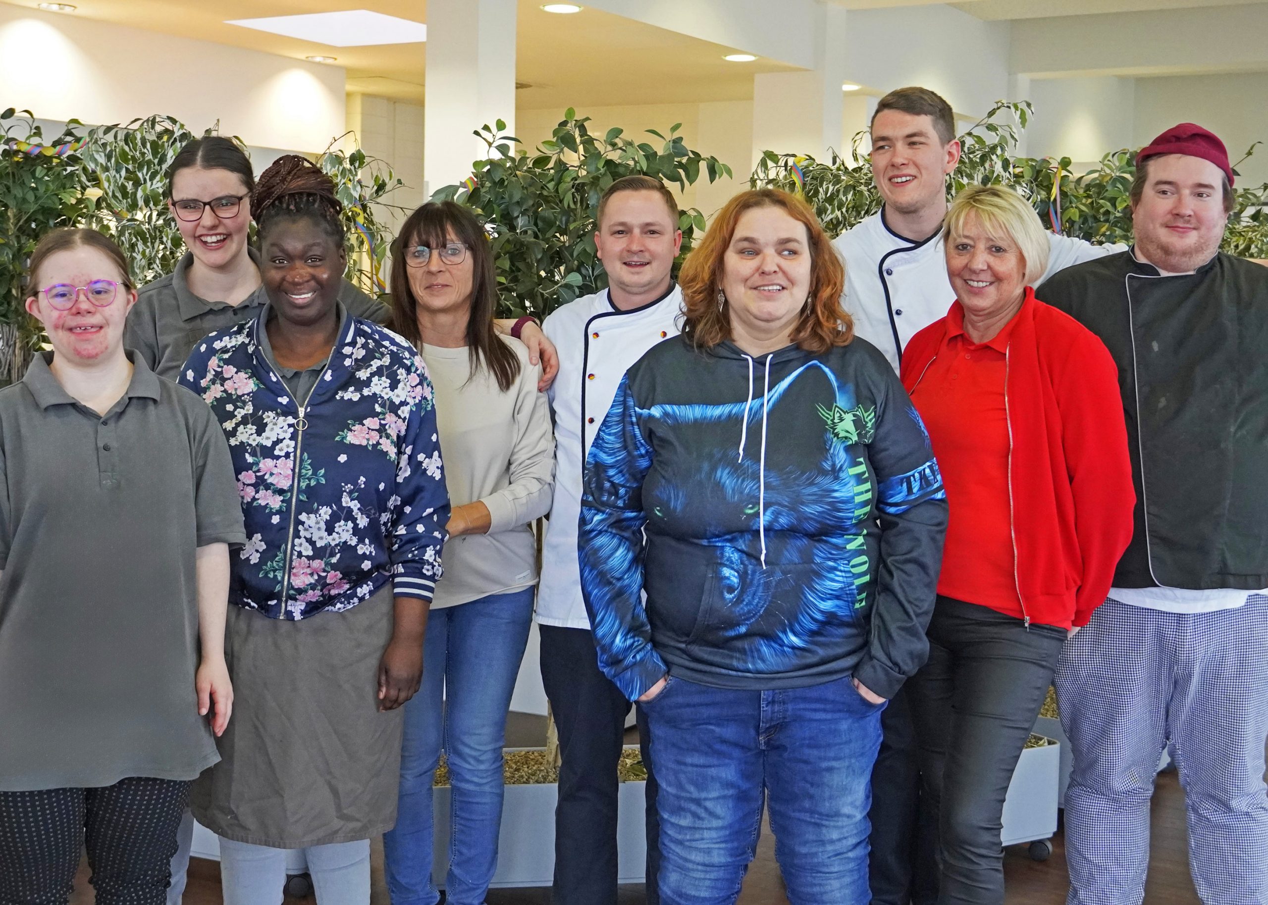 Gruppenfoto Kantinen-Team Eschberg